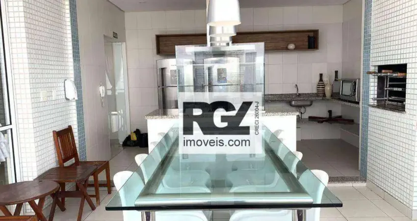 Apartamento com 3 dormitórios à venda, 114 m² por R$ 1.750.000,00 - Pompéia - Santos/SP