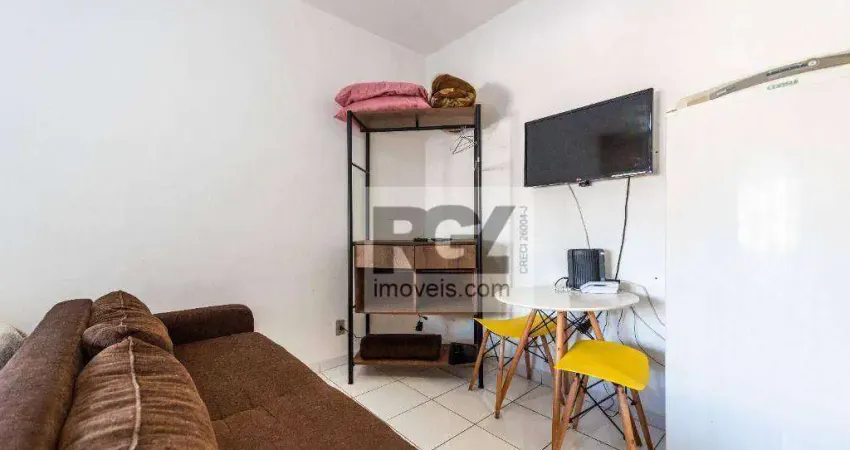 Kitnet com 1 dormitório para alugar, 31 m² por R$ 2.400,00/mês - Embaré - Santos/SP