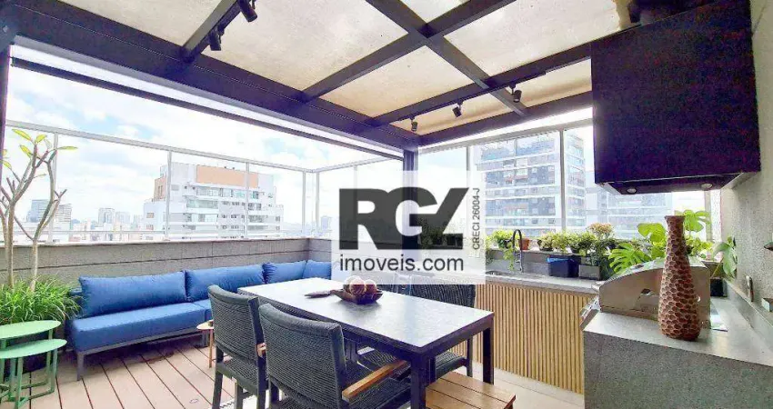 Cobertura com 3 dormitórios à venda, 230 m² por R$ 4.750.000,00 - Brooklin - São Paulo/SP