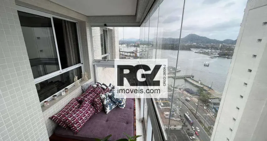 Apartamento com 3 quartos à venda, 189 m² por R$ 2.570.000 - Ponta da Praia - Santos/SP