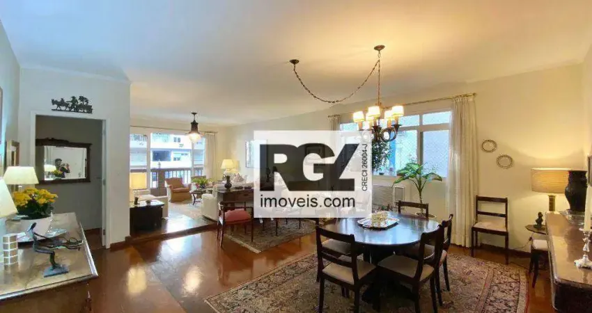 Apartamento com 4 dormitórios à venda, 200 m² por R$ 1.800.000,00 - Embaré - Santos/SP