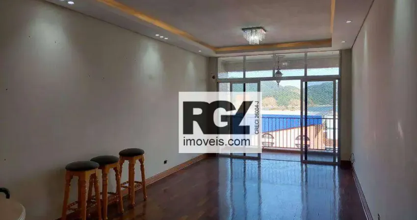 Apartamento com 3 dormitórios para alugar, 140 m² por R$ 6.500,00/mês - Ponta da Praia - Santos/SP