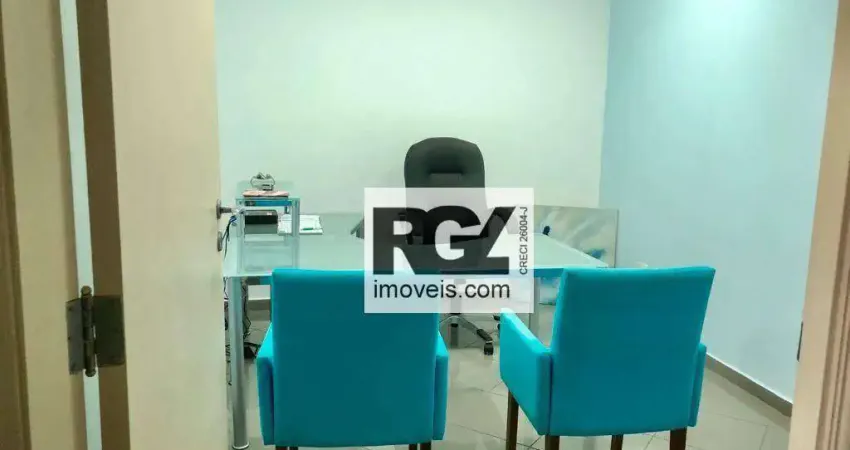Sala comercial para alugar no Gonzaga, Santos 