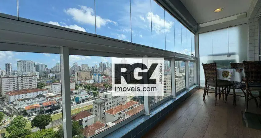 Apartamento com 1 dormitório à venda, 59 m² por R$ 585.000,00 - Boqueirão - Santos/SP