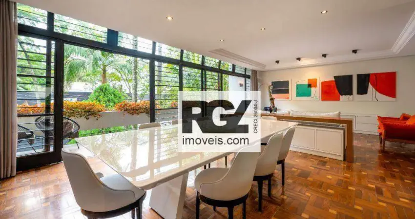 Casa com 5 dormitórios para alugar, 340 m² por R$ 37.095,00/mês - Brooklin Paulista - São Paulo/SP