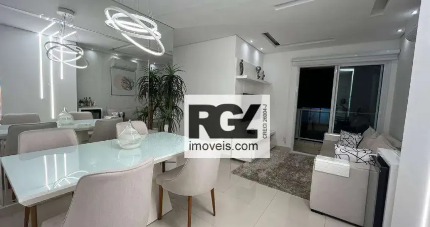 Apartamento com 1 dormitório à venda, 55 m² por R$ 730.000,00 - Pompéia - Santos/SP