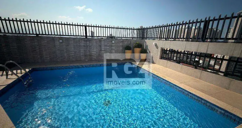 Apartamento com 3 dormitórios à venda, 137 m² por R$ 850.000,00 - Ponta da Praia - Santos/SP
