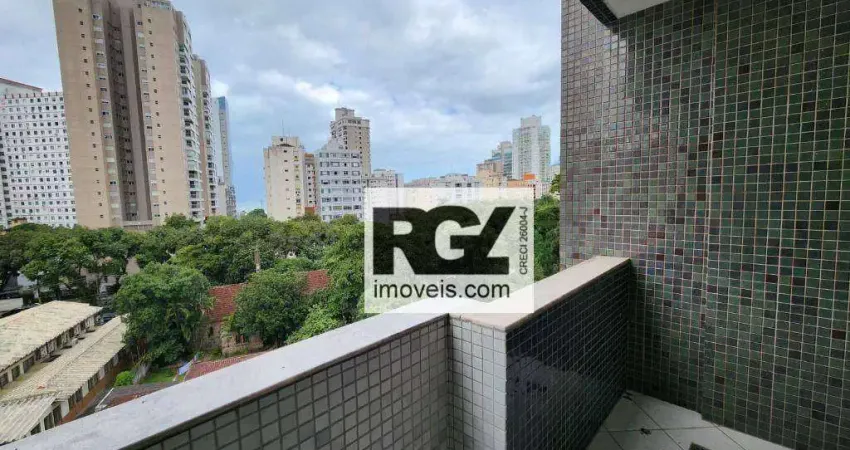 Apartamento com 3 dormitórios à venda, 136 m² por R$ 663.000,00 - José Menino - Santos/SP
