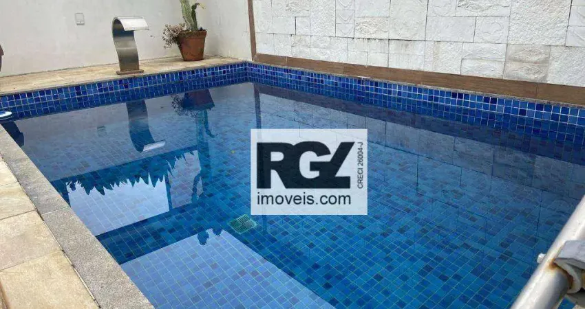 Cobertura duplex na privilegiada Ponta da Praia, com 4 vagas de garagem