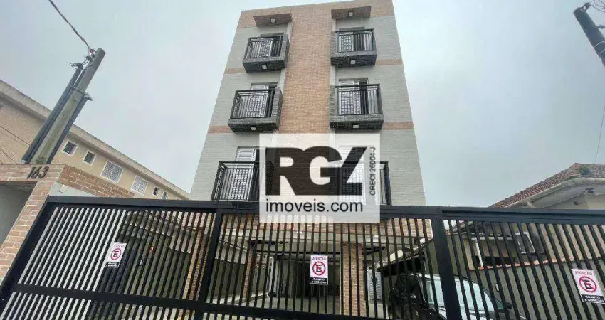 Apartamento com 2 dormitórios à venda, 39 m² por R$ 365.000,00 - Estuário - Santos/SP