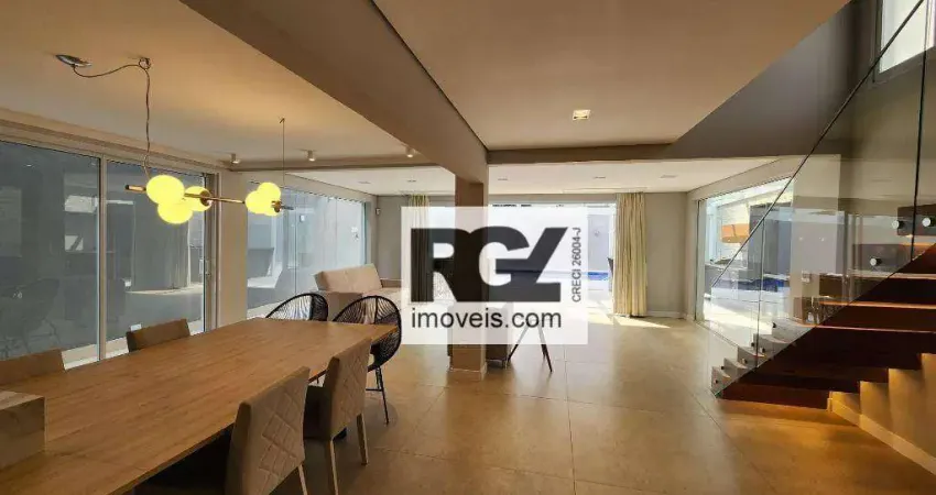Casa com 3 dormitórios à venda, 300 m² por R$ 4.500.000,00 - Ponta da Praia - Santos/SP