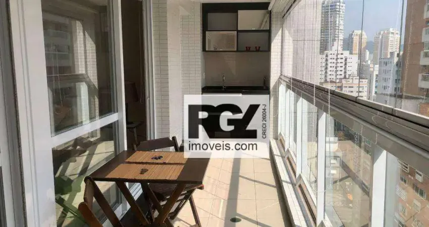 Apartamento com 1 quarto para alugar no Gonzaga, Santos 