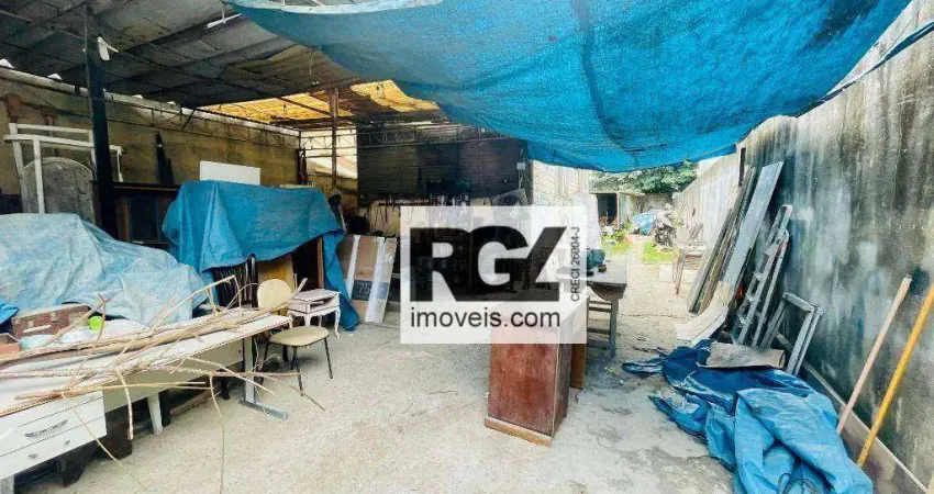 Terreno à venda, 450 m² por R$ 1.120.000,00 - Macuco - Santos/SP
