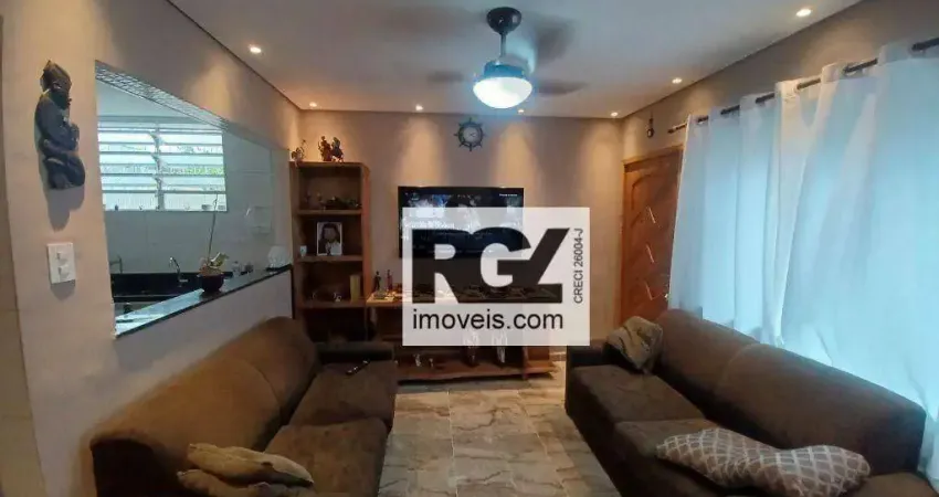 Casa com 2 dormitórios à venda, 65 m² por R$ 647.000,00 - Ponta da Praia - Santos/SP