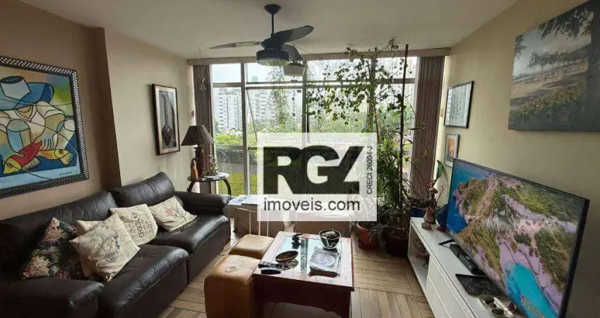 Apartamento com 2 dormitórios à venda, 90 m² por r$ 1.000.000,00 - aparecida - santos/sp