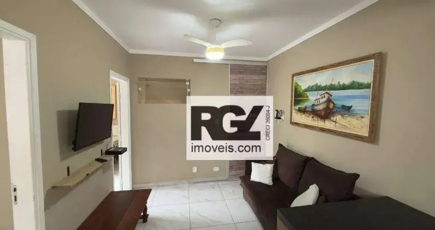 Apartamento com 2 dormitórios à venda, 50 m² por R$ 480.000,00 - José Menino - Santos/SP