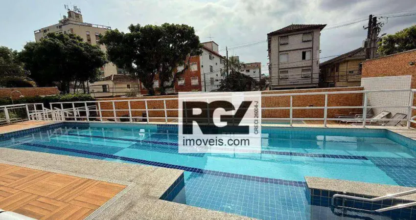 Apartamento com 1 dormitório à venda, 49 m² por R$ 530.000,00 - Macuco - Santos/SP