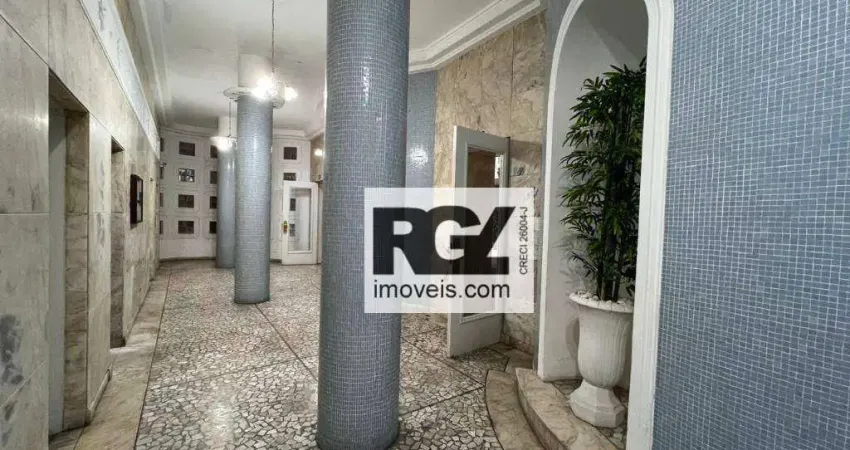 Apartamento com 1 dormitório à venda, 88 m² por R$ 595.000,00 - Aparecida - Santos/SP