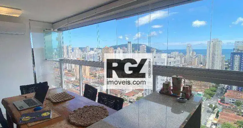 Apartamento com 4 dormitórios à venda, 132 m² por R$ 1.840.000,00 - Embaré - Santos/SP