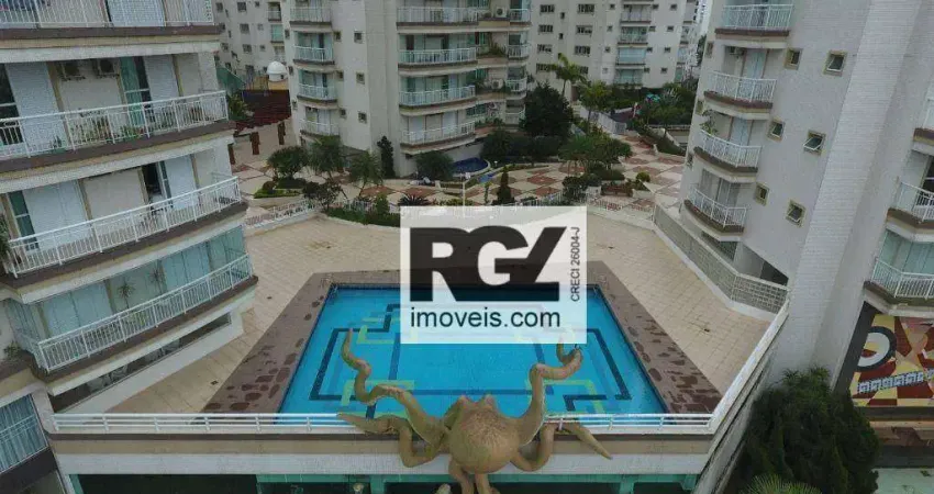 Apartamento com 3 dormitórios para alugar, 199 m² por R$ 14.000,00/mês - Ponta da Praia - Santos/SP