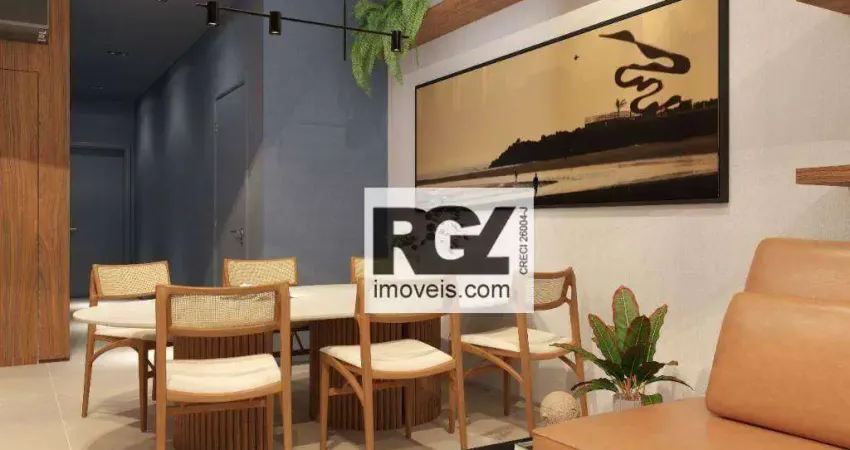 Apartamento com 3 dormitórios à venda, 157 m² por r$ 2.450.000,00 - gonzaga - santos/sp