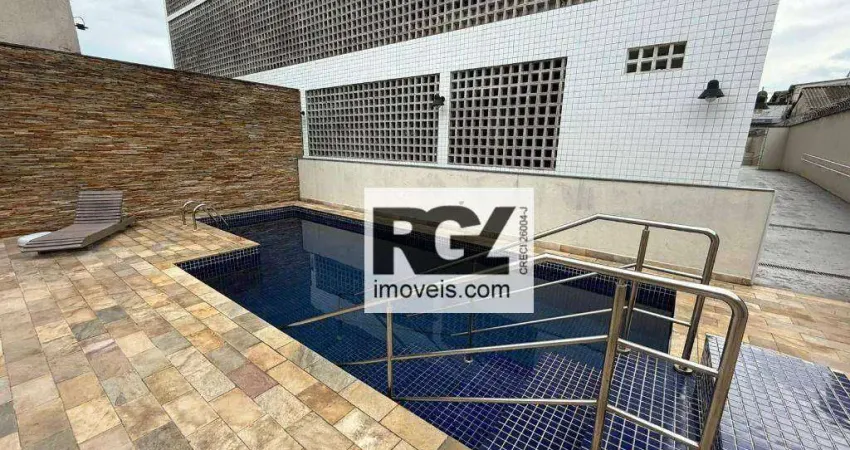 Apartamento com 2 quartos à venda, 60 m² por r$ 450.000 - vila matias - santos/sp