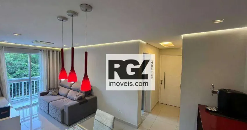 Apartamento com 2 dormitórios à venda, 56 m² por R$ 334.000,00 - Morro de Nova Cintra - Santos/SP