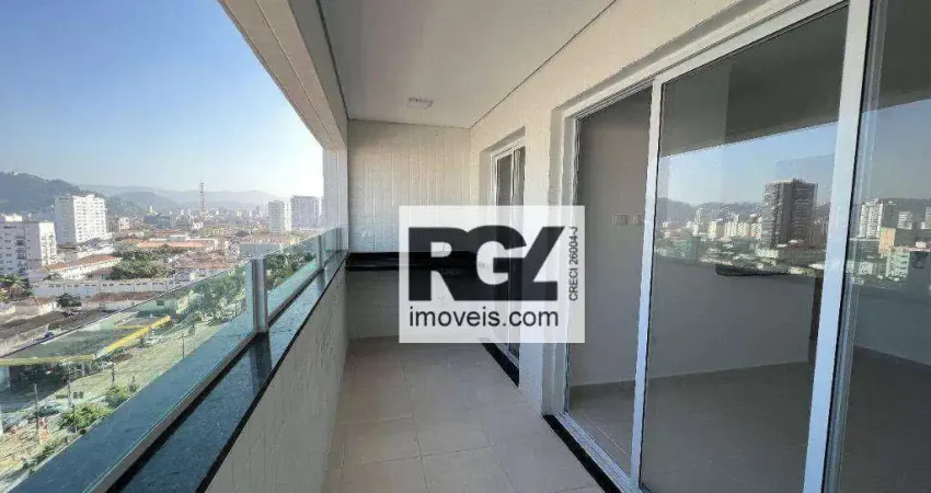 Apartamento com 2 dormitórios à venda, 65 m² por R$ 540.000,00 - Macuco - Santos/SP