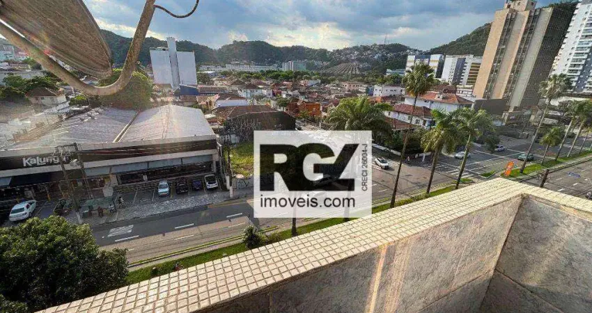 Apartamento com 2 dormitórios à venda, 93 m² por R$ 450.000,00 - Gonzaga - Santos/SP