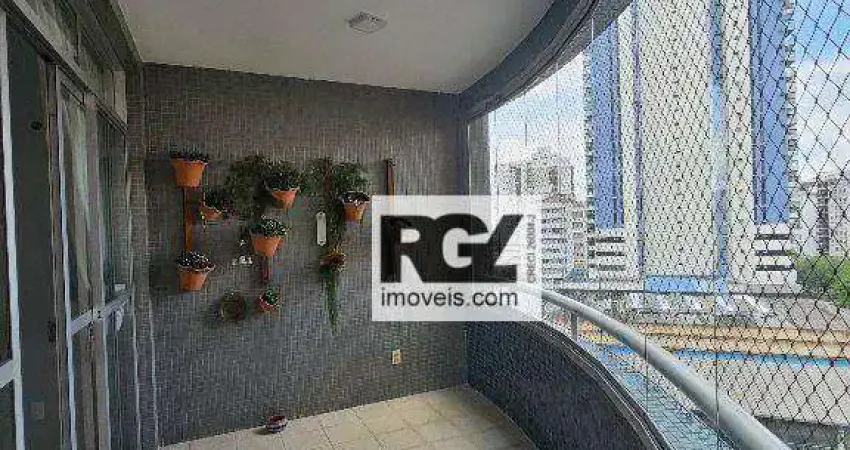 Apartamento com 4 dormitórios à venda, 202 m² por R$ 1.400.000,00 - Pompéia - Santos/SP