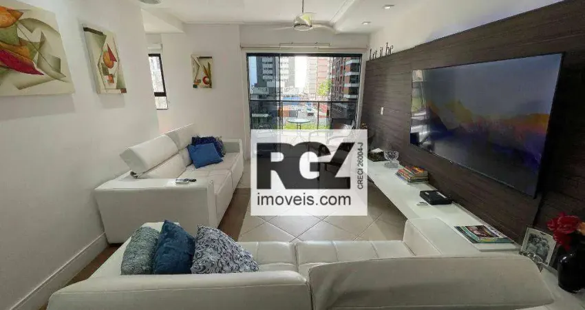 Apartamento com 3 dormitórios à venda, 131 m² por R$ 750.000,00 - Jardim Guaiuba - Guarujá/SP
