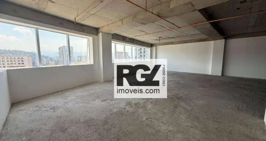 Conjunto para alugar, 161 m² por R$ 11.553,69/mês - Gonzaga - Santos/SP