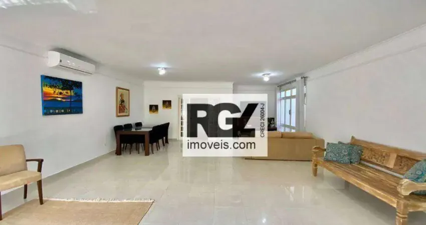 Casa com 3 dormitórios para alugar, 228 m² por r$ 10.000,00/mês - ponta da praia - santos/sp