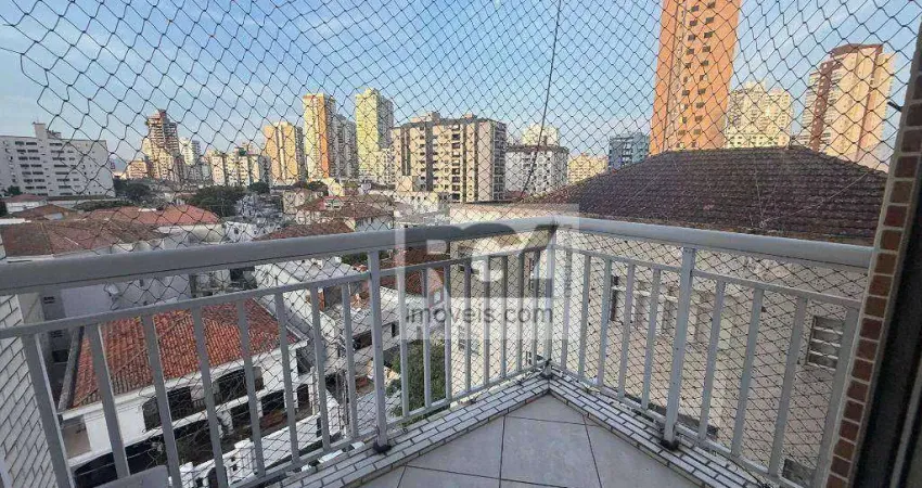Apartamento com 1 SUÍTE - Lazer completo - à venda, 68 m² por R$ 620.000 - Ponta da Praia - Santos/SP