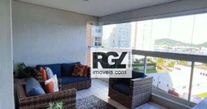 Apartamento com 3 dormitórios à venda, 132 m² por R$ 1.650.000,00 - Ponta da Praia - Santos/SP