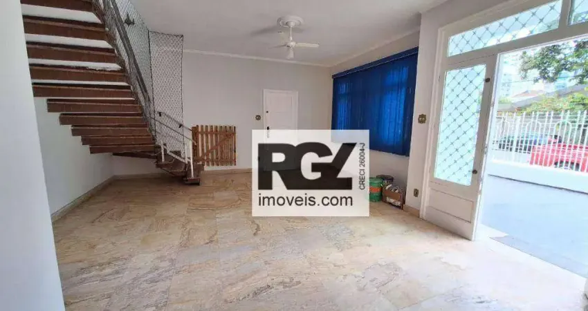Casa comercial com 5 salas para alugar no Ponta da Praia, Santos 