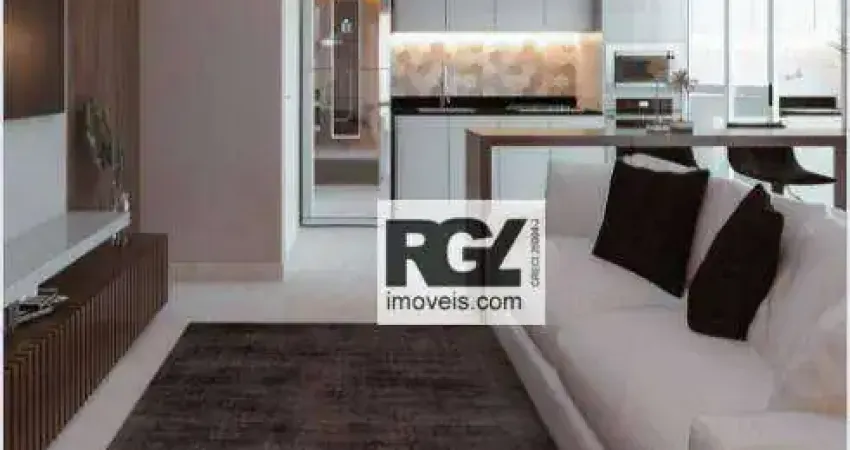 Apartamento com 2 dormitórios à venda, 65 m² por R$ 619.000,00 - Estuário - Santos/SP