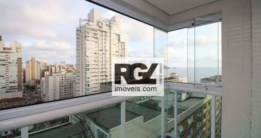 Apartamento com 2 dormitórios à venda, 81 m² por R$ 1.380.000,00 - Embaré - Santos/SP