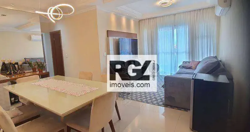 Apartamento com 2 dormitórios à venda, 97 m² por R$ 1.400.000,00 - Aparecida - Santos/SP