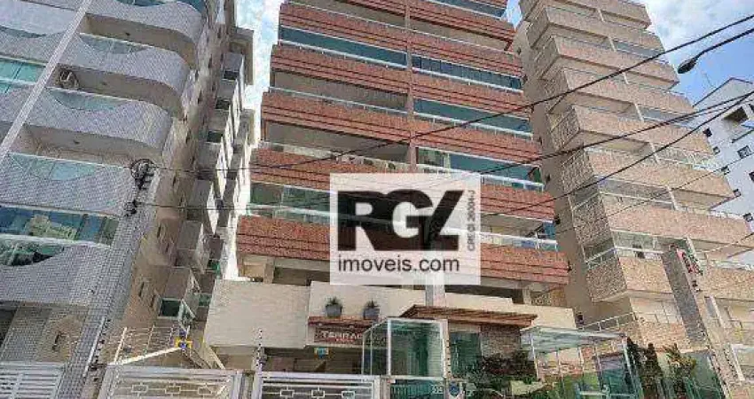 Apartamento com 2 dormitórios à venda, 81 m² por R$ 575.000,00 - Vila Guilhermina - Praia Grande/SP