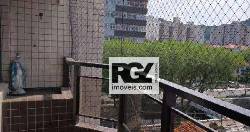 Apartamento com 3 dormitórios à venda, 140 m² por R$ 810.000,00 - Marapé - Santos/SP