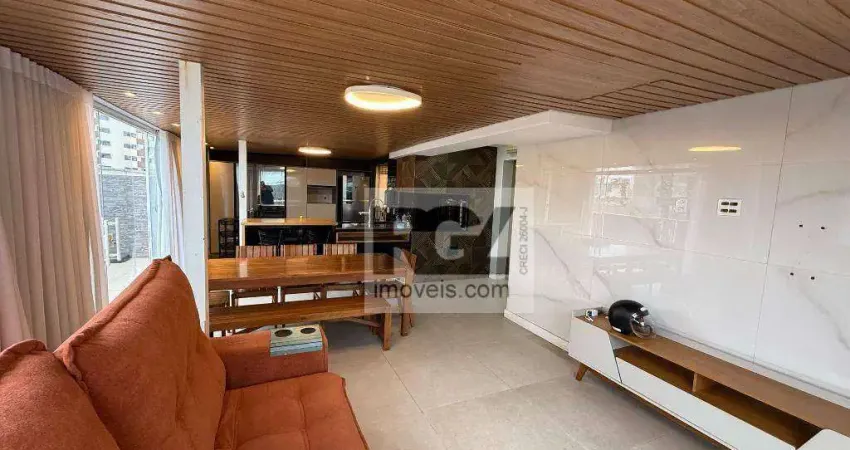 Apartamento com 2 dormitórios à venda, 163 m² por R$ 850.000,00 - Estuário - Santos/SP
