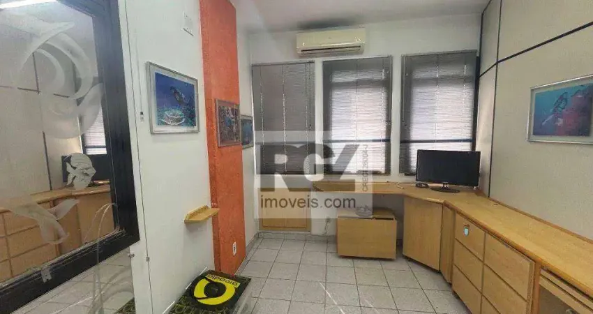 Sala para alugar, 65 m² por R$ 2.500,00/mês - Gonzaga - Santos/SP