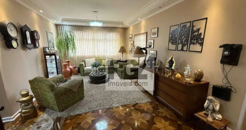 Apartamento com 3 dormitórios à venda, 136 m² por R$ 690.000,00 - Pompéia - Santos/SP