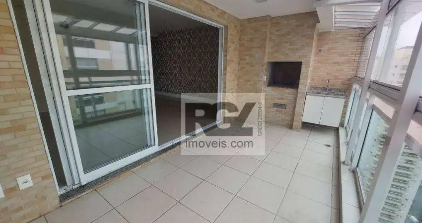 Cobertura com 3 dormitórios à venda, 189 m² por R$ 2.300.000,00 - Ponta da Praia - Santos/SP