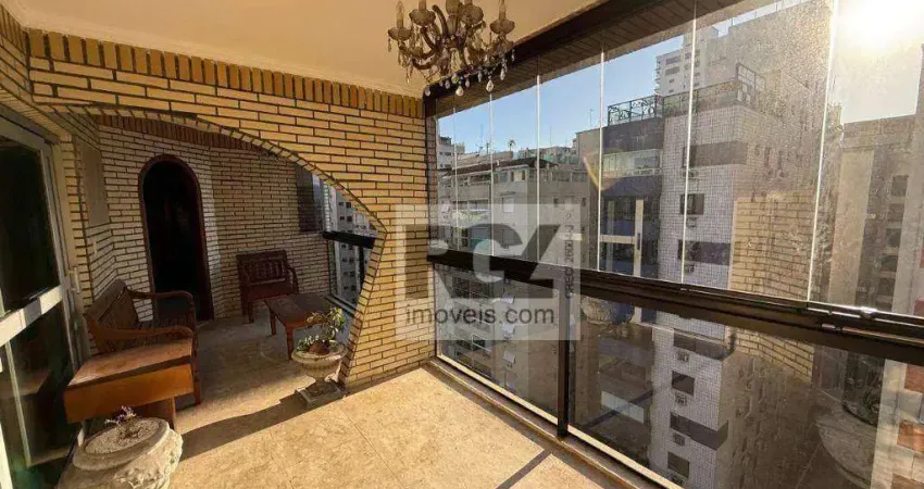Cobertura PENTHOUSE VISTA MAR com 4 dormitórios à venda, 268 m² por R$ 1.750.000 - Aparecida - Santos/SP