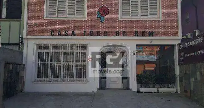 Casa com 4 dormitórios para alugar, 200 m² por R$ 15.670,00/mês - Gonzaga - Santos/SP