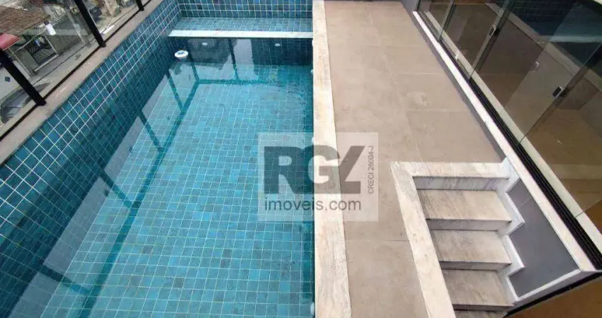 Casa com 3 dormitórios à venda, 280 m² por R$ 2.180.000,00 - Embaré - Santos/SP