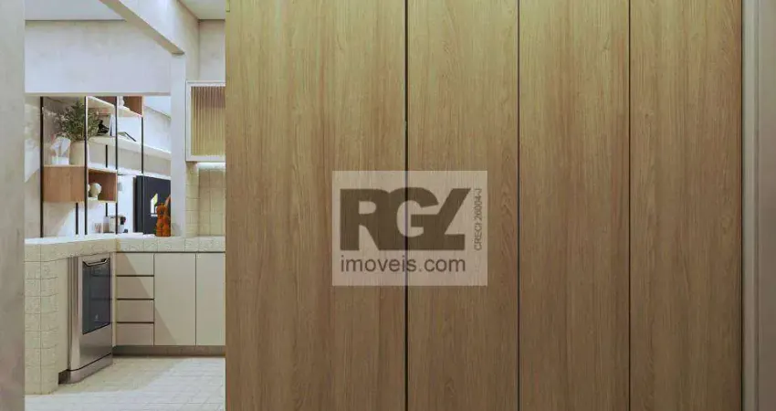 Apartamento com 3 dormitórios à venda, 107 m² por R$ 930.000,00 - José Menino - Santos/SP