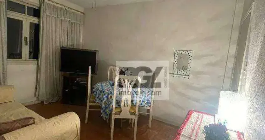 Apartamento com 1 dormitório para alugar, 55 m² por R$ 2.700,00/mês - Pompéia - Santos/SP